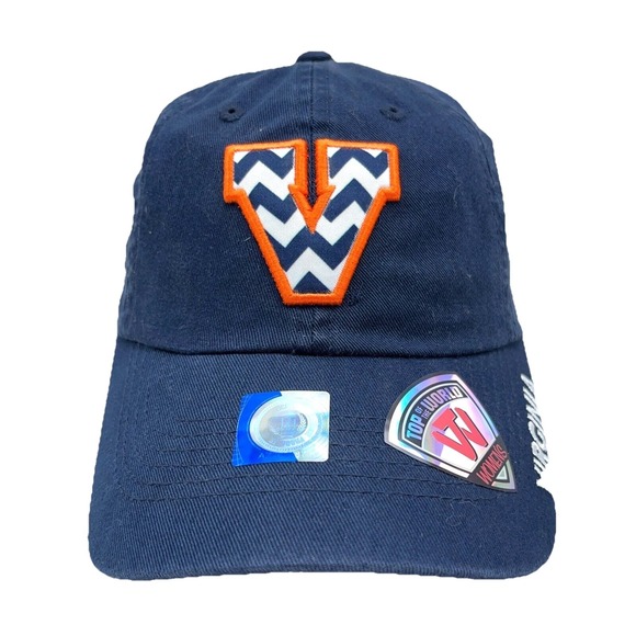Virginia Cavaliers Hat Cap Womens Strap Back Blue UVA Baseball Dad Twill Ladies - Picture 3 of 8